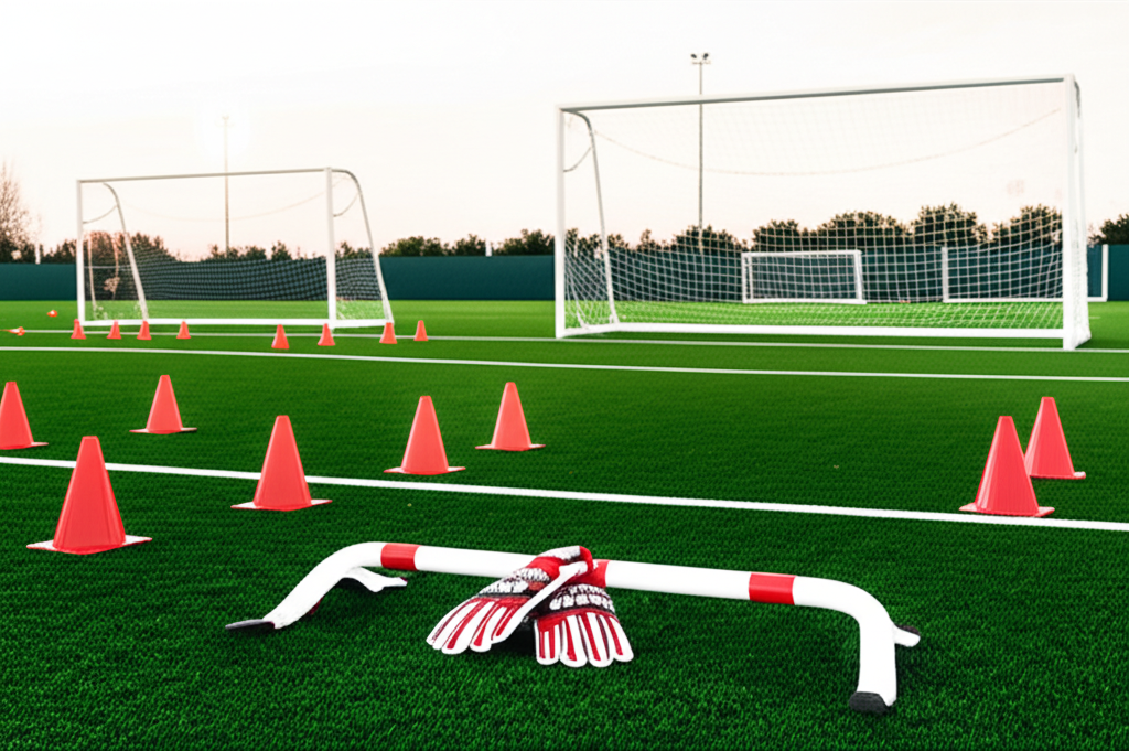 Profesjonelt treningsutstyr - Rød Keeperakademi